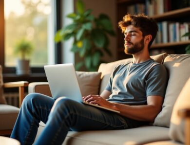 Est-il conseillé d’utiliser un ordinateur portable les yeux fermés ?