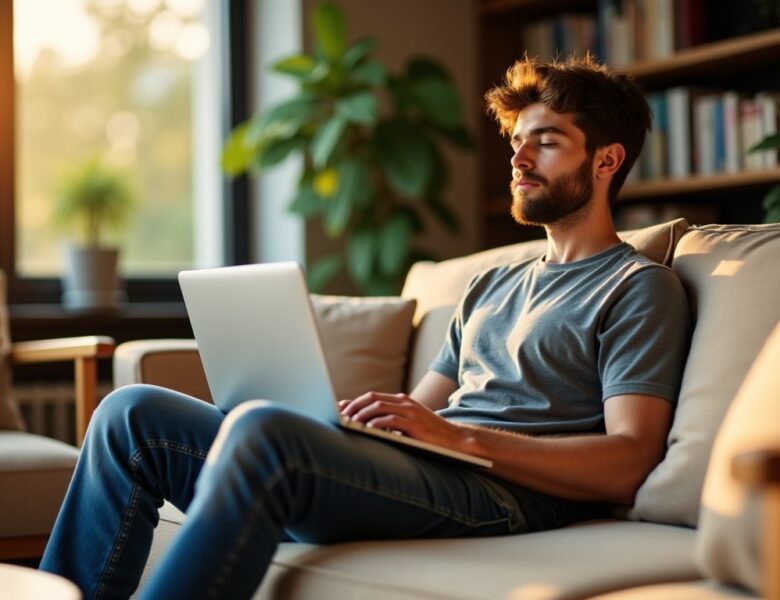 Est-il conseillé d’utiliser un ordinateur portable les yeux fermés ?