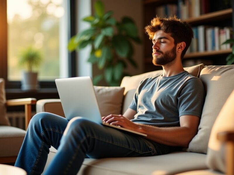 Est-il conseillé d’utiliser un ordinateur portable les yeux fermés ?