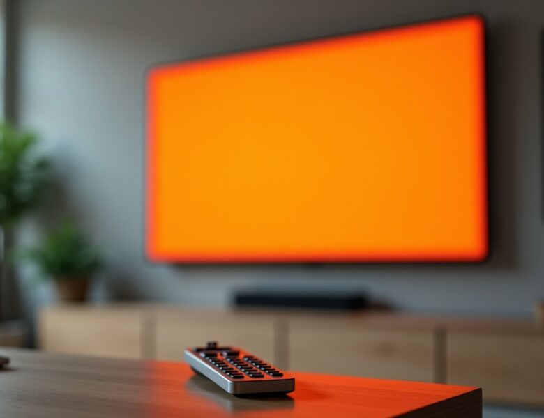 Écran TV Orange en mode plein écran : comprendre les causes et résoudre le problème